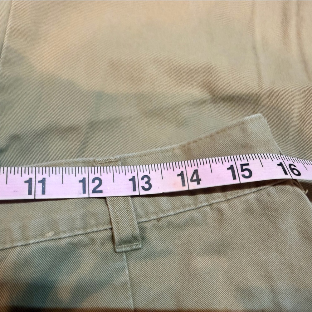 Bass Men’s Khaki Chino Pants Size 33x30 Classic Fit Cotton Casual Work - Picture 6 of 8